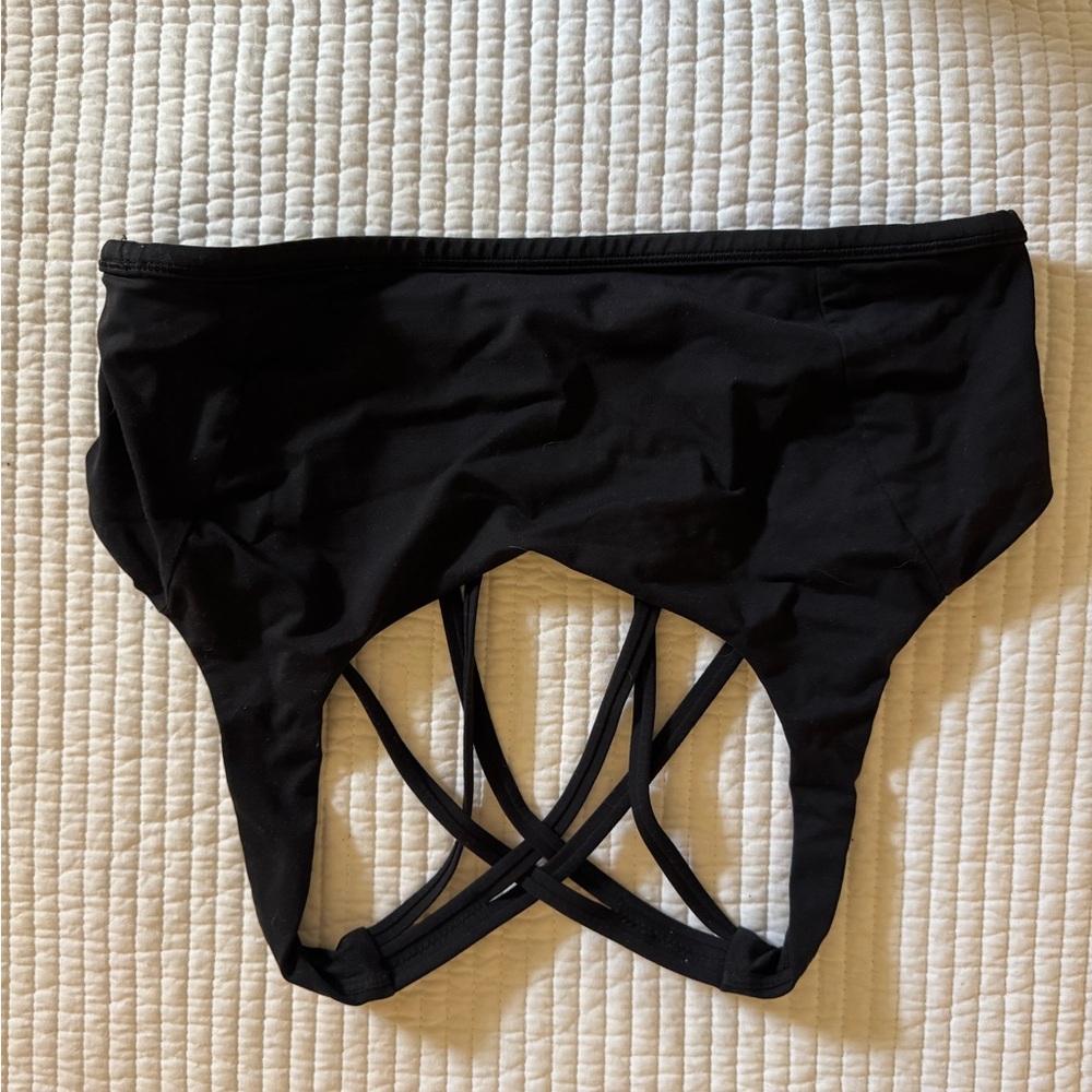 Lululemon black Free to Be sports bra